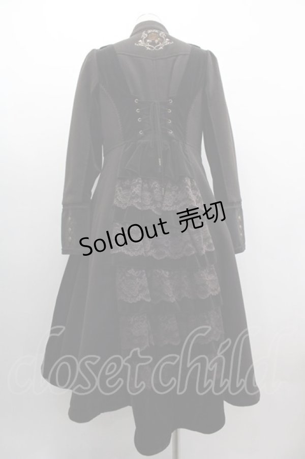 画像2: Ozz oneste / レースバッスルS＆刺繍ロングコート  ブラウン I-25-03-12-075-OO-CO-HD-ZI (2)