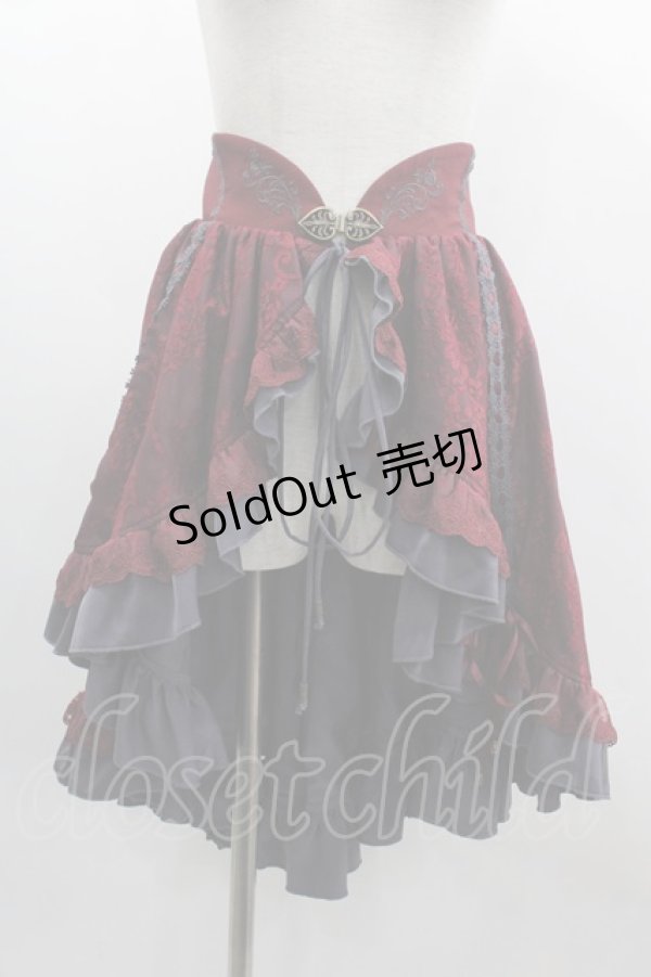 画像1: Ozz Croce / レースオーバースカート  赤 I-25-03-12-081-OO-SK-HD-ZI (1)