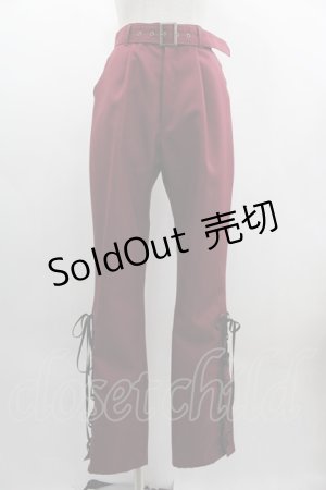 画像: ALICE and the PIRATES / 獣使いのRicardoロングパンツ  ボルドー I-25-03-12-085-PA-PA-HD-ZY