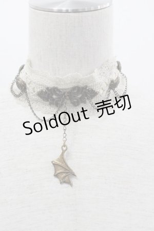 画像: ALICE and the PIRATES / 奇獣の化身チョーカー  アイボリー I-25-03-12-096-PA-AC-HD-ZI