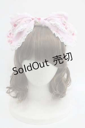 画像: BABY,THE STARS SHINE BRIGHT / スローモーションブーケ〜あの日の私の想い〜柄　カチューシャ  ピンク I-25-03-12-105-BA-AC-HD-ZI