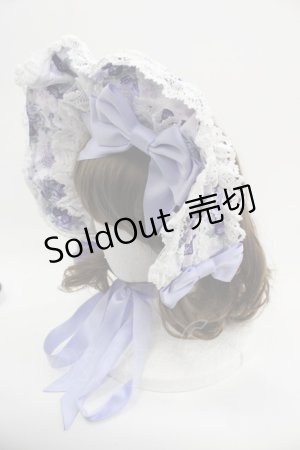 画像: BABY,THE STARS SHINE BRIGHT / シュガーブーケ〜永遠の乙女の憧れ〜柄ボンネット  ラベンダー I-25-03-12-108-BA-AC-HD-ZI
