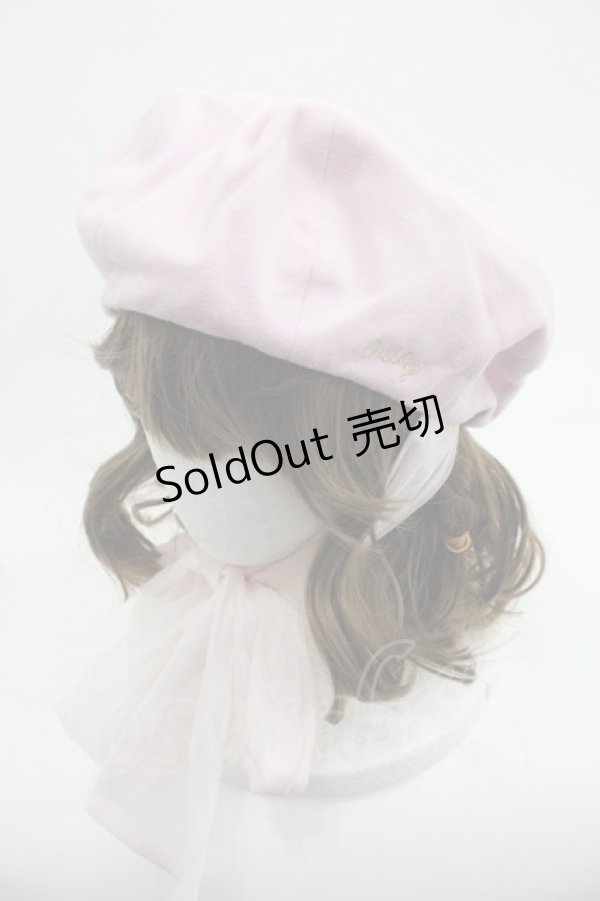 画像1: Emily Temple cute / HAT Sisterベレー  ピンク I-25-03-12-110-ET-AC-HD-ZI (1)