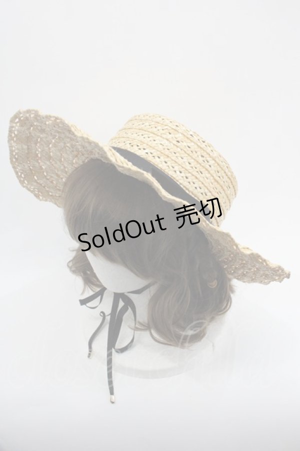 画像1: MILK / Mademoiselle HAT  ブラウンｘ黒 I-25-03-12-114-ML-AC-HD-ZI (1)