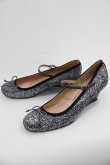 画像3: Emily Temple cute / グリッターバレエシューズ 24.5CM シルバー I-25-03-12-125-ET-SH-HD-ZI (3)