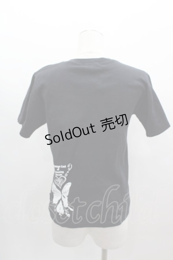 画像2: PUTUMAYO / 蝶プリントTシャツ  黒Ｘ赤 I-25-03-12-022-PT-TO-HD-ZI (2)