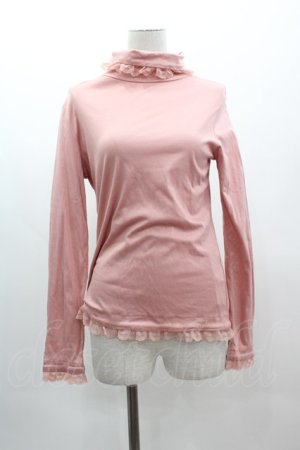 画像: PINK HOUSE / カットソータートルプルオーバー L ピンク I-25-03-12-029-LO-TO-HD-ZI