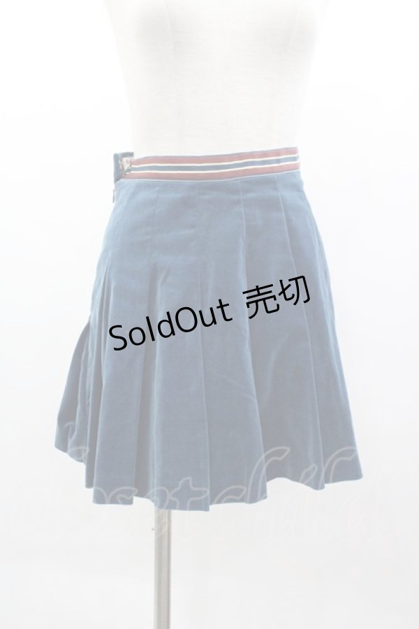 画像1: Emily Temple cute / 別珍スカート  青 I-25-03-15-068-ET-SK-HD-ZI (1)