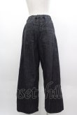 画像2: Candy Stripper / LACY RIBBON DENIM PANTS 2 黒ブラック I-25-03-15-073-PU-PA-HD-ZI (2)