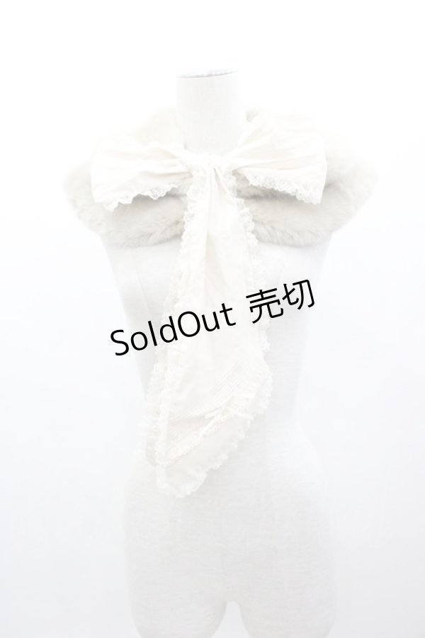 画像1: PINK HOUSE / ファーリボンティペット  ブラウンＸピンク I-25-03-15-086-LO-ZA-HD-ZT006 (1)