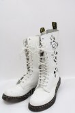 画像1: Dr.Martens （Getta Grip） / ROSIEブーツ UK6 白Ｘ黒 I-25-03-15-093-PU-SH-HD-ZI (1)