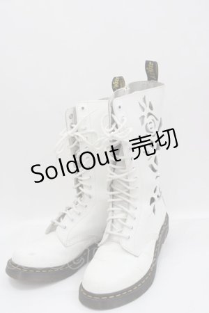 画像: Dr.Martens （Getta Grip） / ROSIEブーツ UK6 白Ｘ黒 I-25-03-15-093-PU-SH-HD-ZI