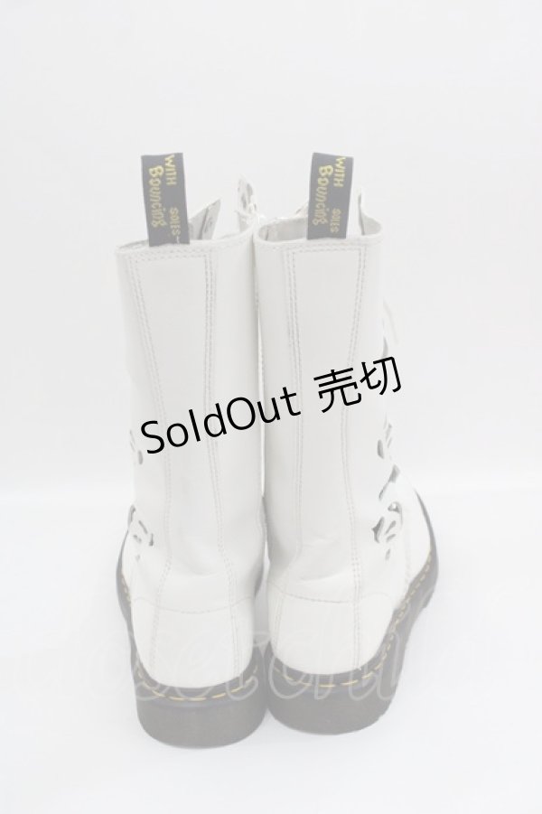 画像3: Dr.Martens （Getta Grip） / ROSIEブーツ UK6 白Ｘ黒 I-25-03-15-093-PU-SH-HD-ZI (3)