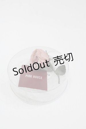 画像: PINK HOUSE / ローズモチーフミニコサージュ  ピンクＸ緑 I-25-03-15-099-LO-ZA-HD-ZI