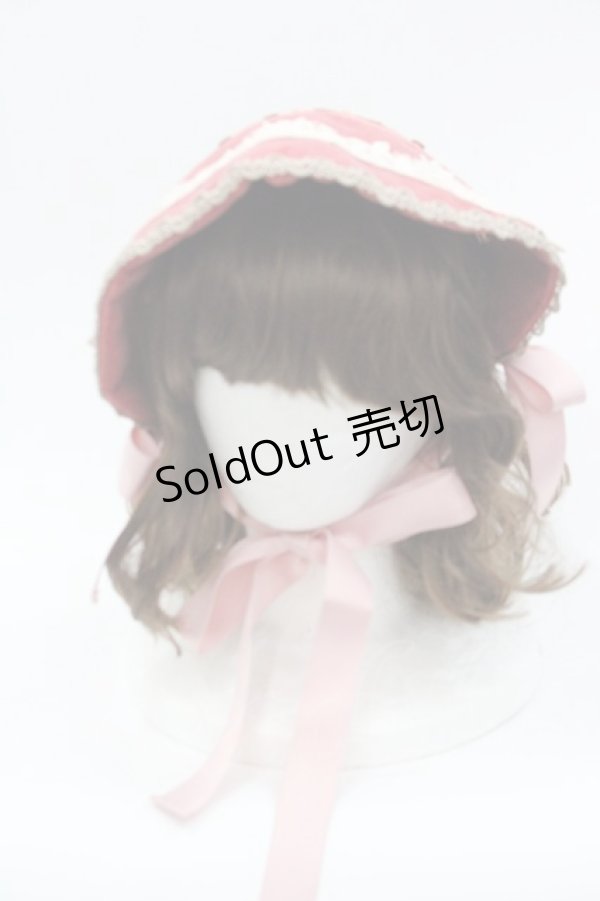 画像1: LOLITAその他(お買取対象外) / 別珍ハーフボンネット  ピンク I-25-03-15-122-LO-AC-HD-ZI (1)