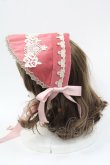 画像2: LOLITAその他(お買取対象外) / 別珍ハーフボンネット  ピンク I-25-03-15-122-LO-AC-HD-ZI (2)