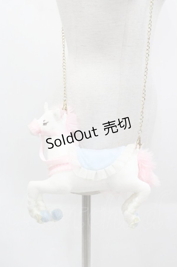 画像3: Angelic Pretty / Disney Unicorn Bag  白ＸピンクＸサックス I-25-03-15-129-AP-SH-HD-ZI (3)
