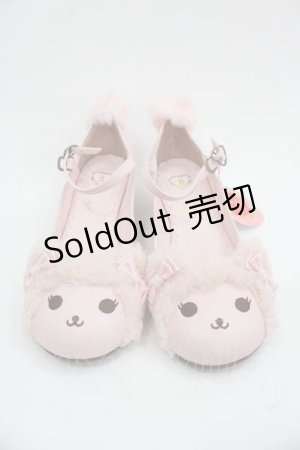 画像: BABY,THE STARS SHINE BRIGHT / くまくみゃシューズ M ピンク I-25-03-18-035-BA-SH-HD-ZI