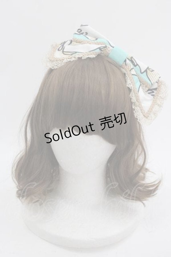 画像1: BABY,THE STARS SHINE BRIGHT / Invitation from 5th Avenue〜ブルーボックスに想いを込めて〜リボンカチューシャ  ミント I-25-03-18-098-BA-AC-HD-ZI (1)