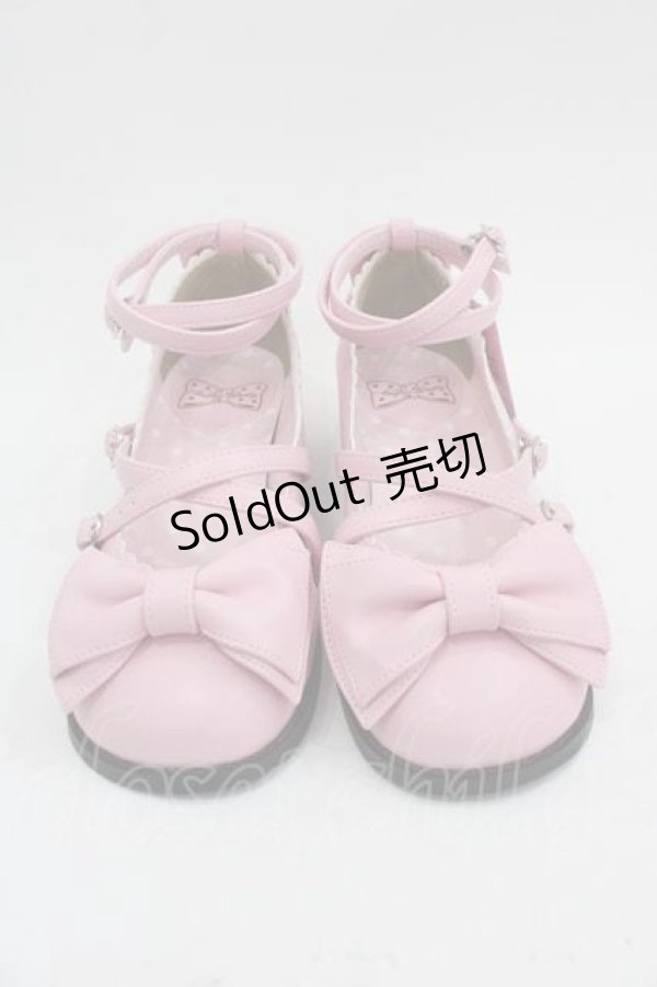画像1: Angelic Pretty / Tea Partyシューズ M ピンク I-25-03-18-015-AP-SH-HD-ZI (1)