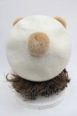 画像2: Angelic Pretty / Dream Ribbon Bearベレー  アイボリー I-25-03-21-107-AP-AC-HD-ZI (2)