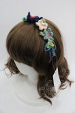 画像1: Shirley Temple / ニットフラワーカチューシャ  赤 I-25-03-21-118-ET-AC-HD-ZI (1)