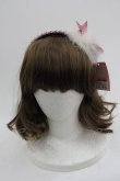 画像2: Shirley Temple / リボンファーパールカチューシャ  ピンクＸピンクＸ黒 I-25-03-21-124-ET-AC-HD-ZI (2)