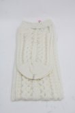 画像2: BABY,THE STARS SHINE BRIGHT / BABYロゴレース柄シースルーオーバーニーソックス  アイボリー I-25-03-21-028-BA-ZA-HD-ZI (2)