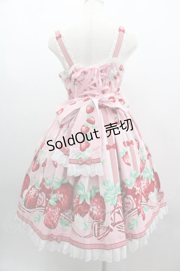 画像2: Angelic Pretty / 摘みたていちごジャンパースカートSet  ピンク I-25-03-23-051-AP-OP-HD-ZI (2)