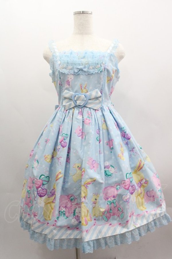画像1: Angelic Pretty / TOY FANTASYジャンパースカート  サックス I-25-03-23-052-AP-OP-HD-OS (1)