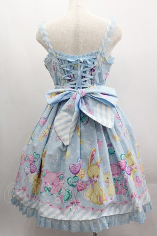 画像2: Angelic Pretty / TOY FANTASYジャンパースカート  サックス I-25-03-23-052-AP-OP-HD-OS (2)