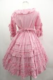 画像2: Angelic Pretty / Little Houseワンピース  ピンクＸ白 I-25-03-23-053-AP-OP-HD-OS (2)