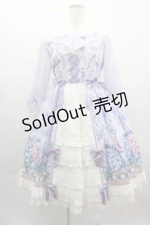 画像: Angelic Pretty / Sweet Lacyバスケットワンピース  ラベンダー I-25-03-23-054-AP-OP-HD-ZI