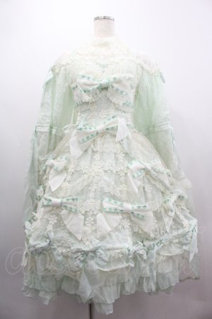 画像: BABY,THE STARS SHINE BRIGHT / Parlement of foules Menuet 鳥たちが集い白薔薇が香る恋の歌 ワンピースドレス  ミント I-25-03-23-059-BA-OP-HD-OS