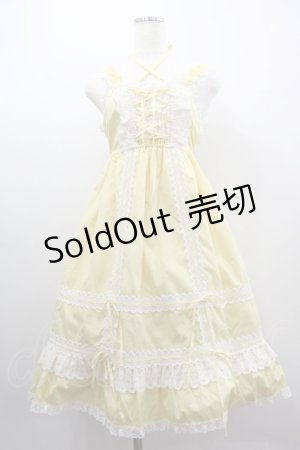 画像: BABY,THE STARS SHINE BRIGHT / ベビードールジャンパースカート&プリンセスドロップヘッドドレス  ひよこ I-25-03-23-063-BA-OP-HD-OS