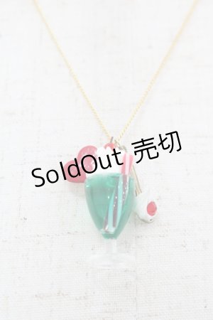 画像: チェルシィ / ドリンクネックレス  クリームソーダ I-25-03-23-107-LO-AC-HD-ZI