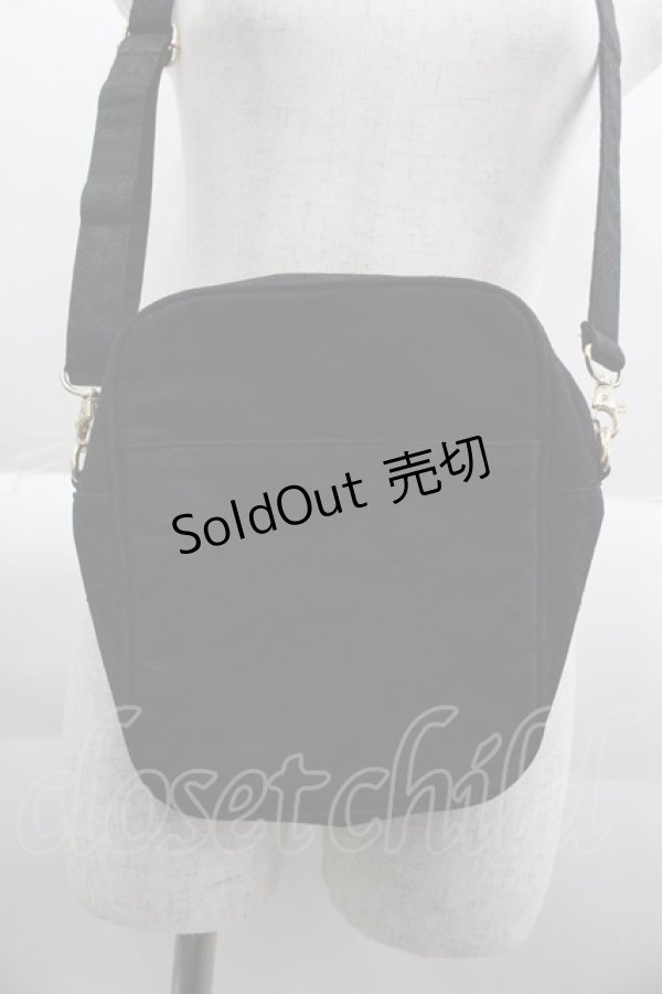 画像3: Maison de FLEUR / ロゴ刺繍レースショルダーバッグ  黒Ｘ白Ｘゴールド I-25-03-23-110-LO-BG-HD-ZI (3)