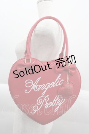 画像: Angelic Pretty / BAGハートロゴバッグ  赤Ｘ白 I-25-03-23-113-AP-BG-HD-ZI