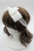 画像3: Shirley Temple / レースリボンヘアバンド 52-56CM 白 I-25-03-23-119-ET-AC-HD-ZT437 (3)