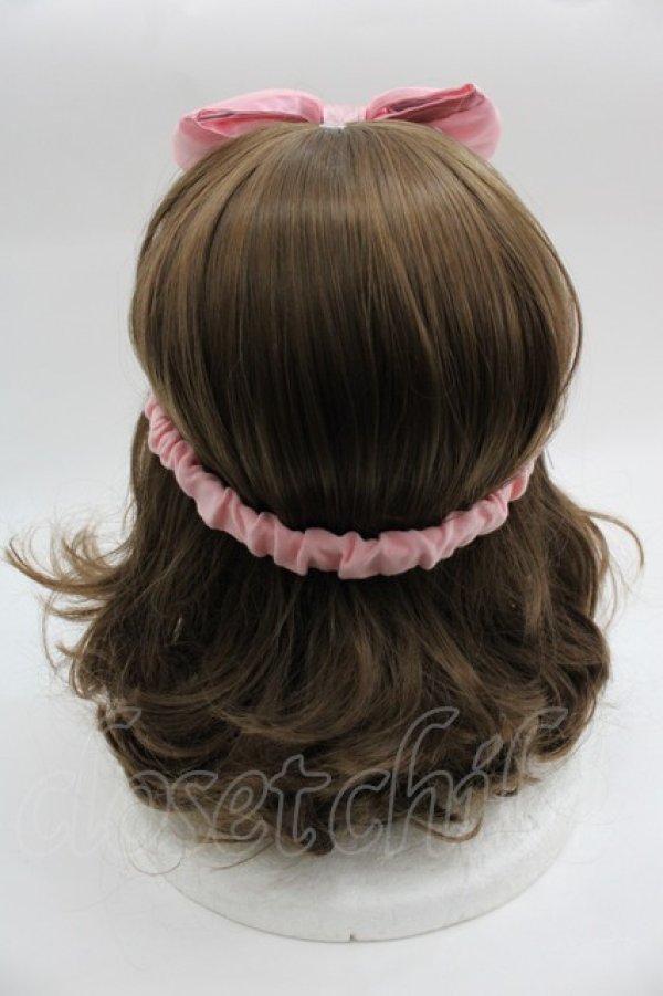 画像2: Shirley Temple / リボンオーガンジーヘアバンド  ピンク I-25-03-23-123-ET-AC-HD-ZT437 (2)