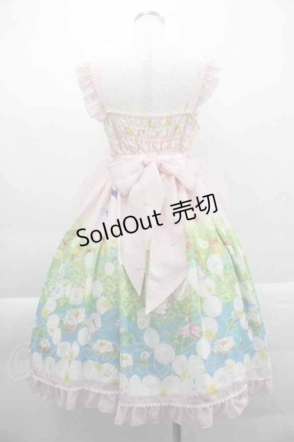 画像2: BABY,THE STARS SHINE BRIGHT / Thumbelina Fairy Tale〜未来への旅立ち〜柄ペタルエプロンジャンパースカート  ピンク I-25-03-29-051-BA-OP-HD-ZI (2)