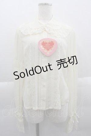 画像: BABY,THE STARS SHINE BRIGHT / 後ろピンタックシフォンブラウス  生成り I-25-03-29-006-BA-BL-HD-ZI