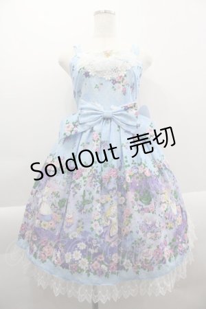 画像: BABY,THE STARS SHINE BRIGHT /  ALICEドットチュールジャンパースカート  サックス I-25-03-29-053-BA-OP-HD-ZI
