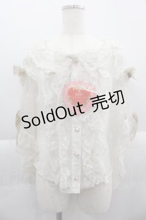 画像: BABY,THE STARS SHINE BRIGHT / バラ雫空のMuseブラウス  生成り I-25-03-29-007-BA-BL-HD-ZI