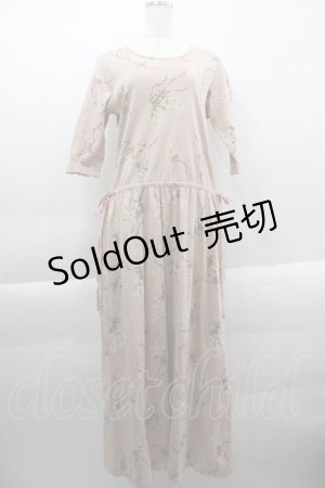 画像: INGEBORG / スズランブーケ柄カットワンピース  ピンク I-25-03-29-089-LO-OP-HD-ZI