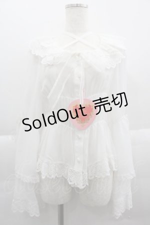 画像: BABY,THE STARS SHINE BRIGHT / Sleeping Beautyブラウス  白 I-25-03-29-011-BA-BL-HD-ZI