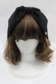 画像1: MILK / リボンヘアバンド  黒 I-25-03-29-124-ML-AC-HD-ZI (1)