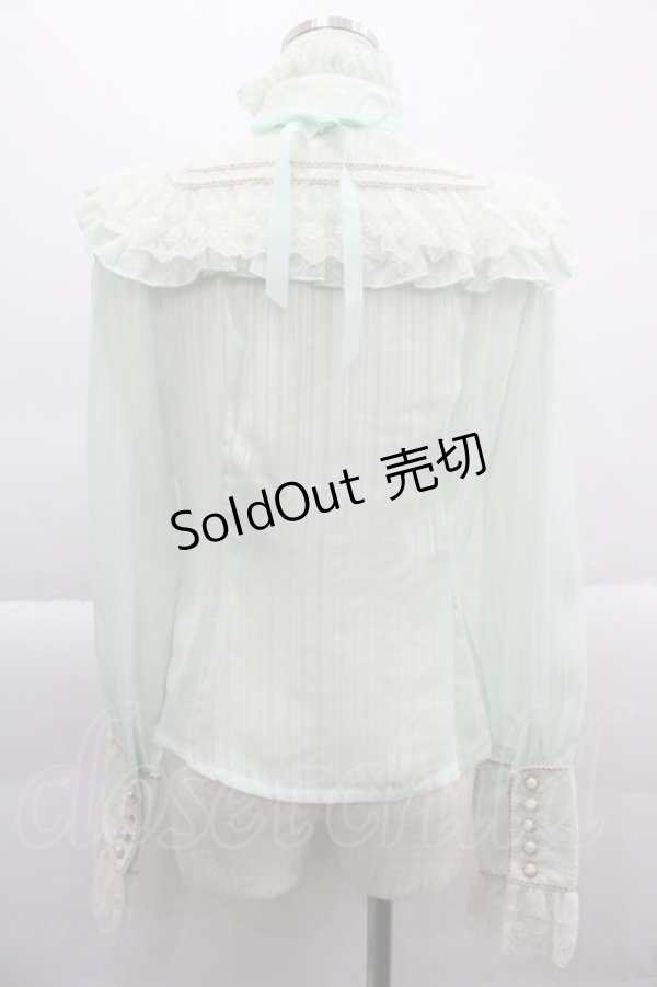 画像2: BABY,THE STARS SHINE BRIGHT / Labyrinth Collection Room Princessブラウス  ミント I-25-03-29-014-BA-BL-HD-ZI (2)