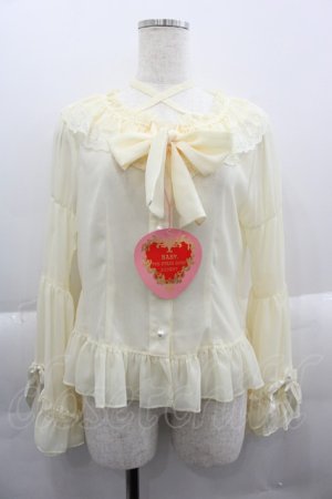 画像: BABY,THE STARS SHINE BRIGHT / Juno’s Bouquet 姫袖ブラウス  イエロー I-25-03-29-002-BA-BL-HD-OS