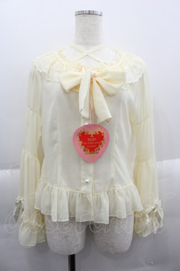 画像1: BABY,THE STARS SHINE BRIGHT / Juno’s Bouquet 姫袖ブラウス  イエロー I-25-03-29-002-BA-BL-HD-OS (1)